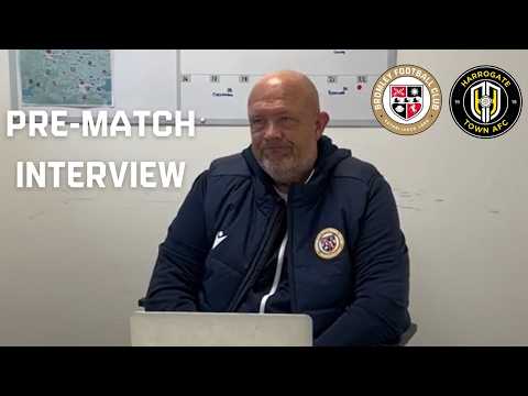 Andy Woodman ahead of our trip to Harrogate Town