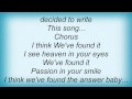 Beres Hammond - We've Found It Lyrics_1 - Merissa Mullinix Beres Hammond - We've Found It Lyrics_1