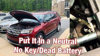 How to Put Ford Models in Neutral Without a Key or a Dead Battery
