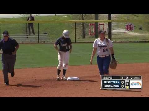 Longwood Softball vs Presbyterian College 4/27/13 highlights
