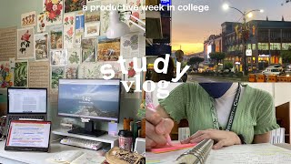 uni diaries ep. 2 (study vlog) | a very productive week, lots of note-taking, reviewing for quiz