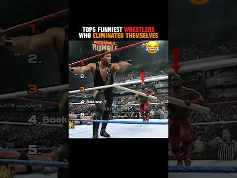 Funniest Wrestlers Eliminated Themselves 😂