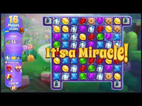 Willy Wonkas Sweet Adventure Level 98 - NO BOOSTERS 🍫 | SKILLGAMING ✔️