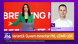 Robert Negoiță, despre criza politică. Primarul Sectorului 3 îl vrea din nou pe Bolojan premier