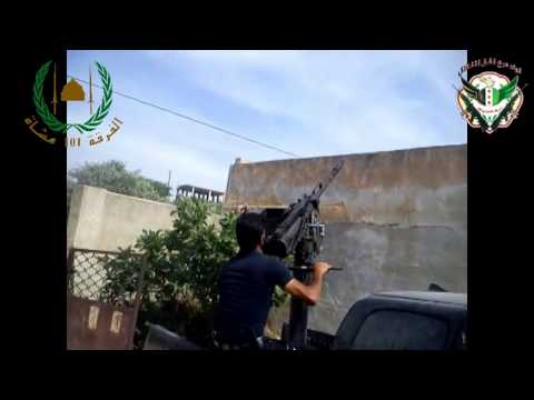 التصدي لطيران الحربي من قبل لواء درع الحث المقاتل في جبل الزاوية في ريف إدلب