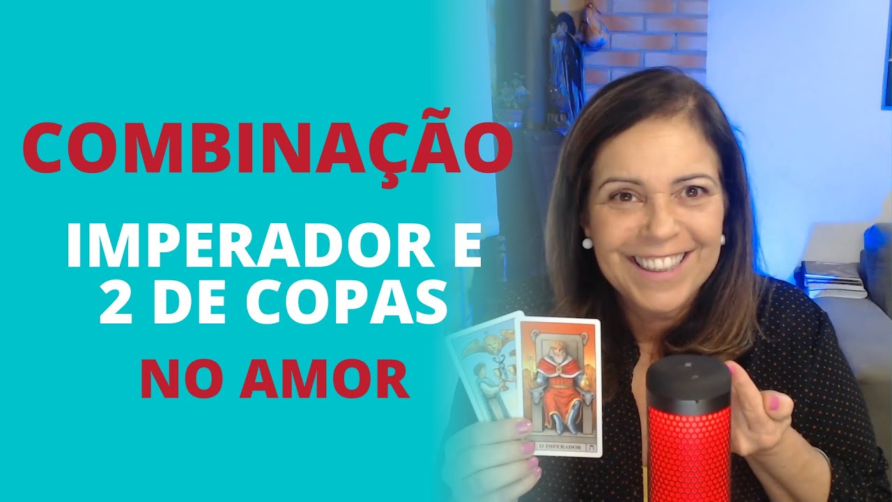 Combinação de cartas: O Imperador e 2 de Copas no AMOR