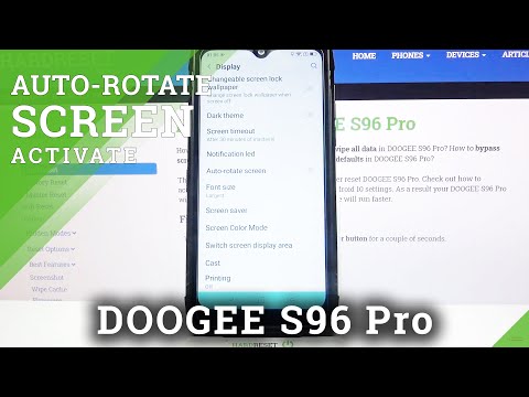 How to Turn Off Auto Rotate Screen in DOOGEE S96 Pro – Stop Screen Rotation