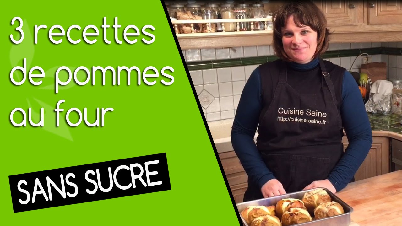 Recette healthy : Pommes au four sans sucre blanc