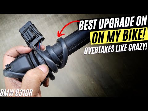 MY BMW G310R GETS QUICKER THROTTLE & SOFTWARE UPDATE BY BMW SERVICE RECALL MOTORCYCLE MODIFIED TPS