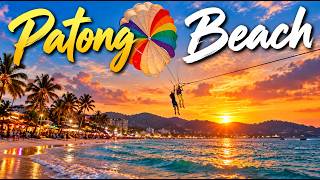 Patong Beach Walking Tour 🇹🇭 Phuket Thailand 2026 | Sunset Beach Walk
