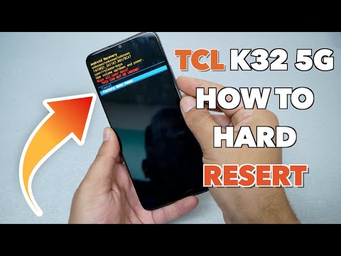 TCL K32 5G  How to Hard Reset Removing PIN, Password, pattern No PC