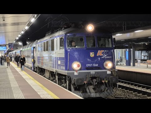 Nocne pociągi na stacji Warszawa Gdańska - Listopad 2025