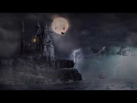DARK MYSTERY CASTLE AMBIENCE [Spooky Night Sounds] ASMR | Dracula’s Lair Awaits