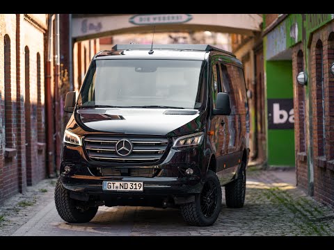 ND-Rack: NDR1 Stealth Aluminium Dachträger / Plattform Mercedes Sprinter / VW Crafter 4x4 / 319