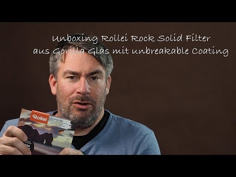 Unboxing Rollei Rock Solid Rechteckfilter aus Gorilla® Glas mit unbreakable Coating