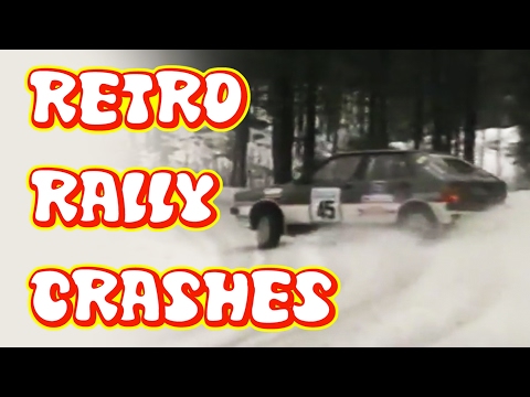 Retro Rally Crashes | HUGE Lancia Drift!