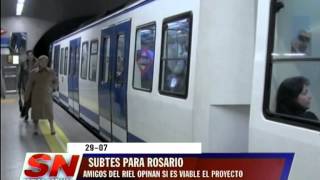 preview picture of video 'Subte en Rosario  Analizan la viabilidad del proyecto Amigos del Riel'