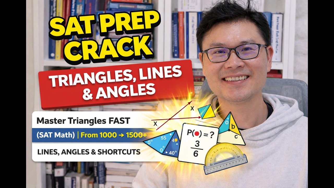 12. SAT prep Master Triangles, Lines & Angles (SAT Math) #digitalsat #satprep #sat