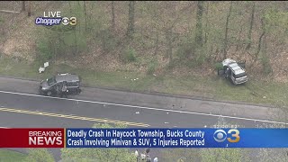 Police: At Least 1 Dead, Several Injured In 2-Vehicle Crash In Quakertown