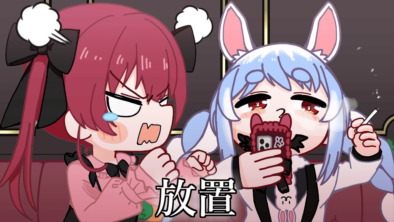 【手描き】マリンの扱い方をぺこらから指導されるスバル【大空スバル/兎田ぺこら/宝鐘マリン/ホロライブ/ホロライブ 切り抜き/hololive】