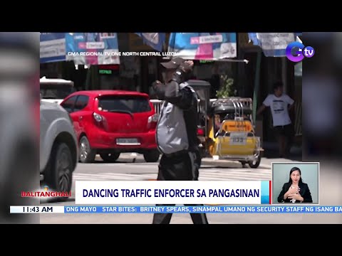Dancing traffic enforcer sa Pangasinan BT