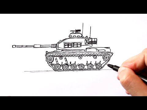 Как нарисовать Танк Легко и Просто @Taurus Art
