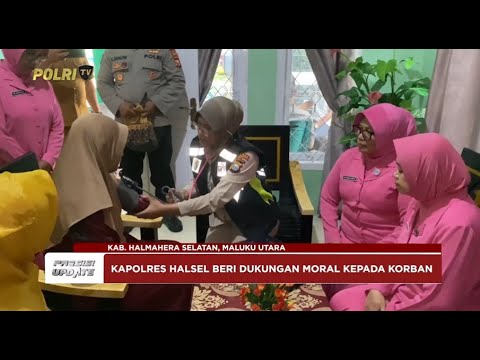 PRESISI UPDATE: KAPOLRES HALSEL, BHAYANGKARI, DAN DP3A JENGUK KORBAN KDRT 20/05/2025 (21.00)