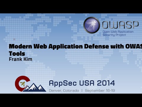 Image thumbnail for talk Modern Web Application Defense with OWASP Tools