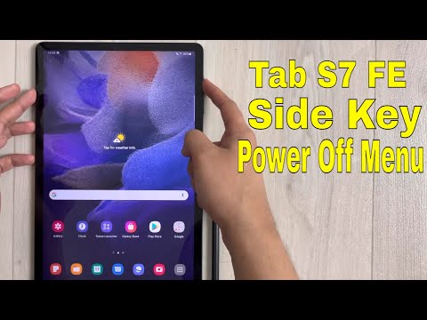 Samsung Galaxy Tab S7 FE: How to Change Power Button From Bixby to Power Off Menu