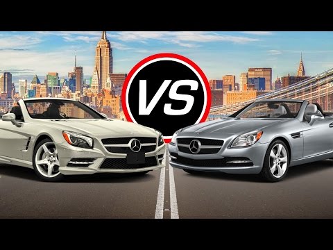 2016 Mercedes-Benz SL550 vs SLK350 - Spec Comparison!