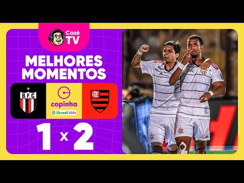 BOTAFOGO 1 X 2 FLAMENGO | MELHORES MOMENTOS | OITAVAS DE FINAL | COPINHA 2024