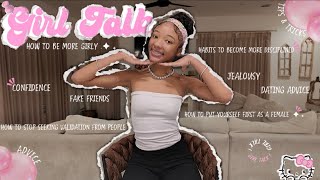 GIRL T☆LK | dating advice , confidence, fake friends, chit chat, etc .✦ ݁˖ 