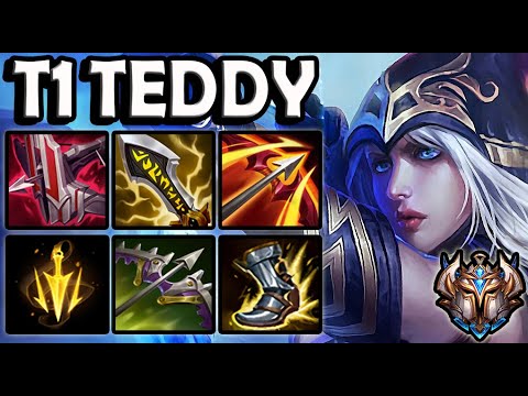 T1 Teddy ASHE vs JINX [ ADC ] Korea Challenger Patch 11.5 ✅