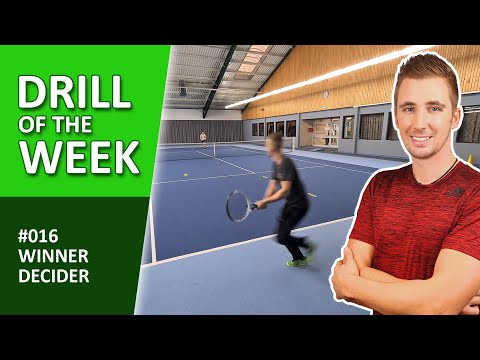 "Winner Decider" - Excellent Approach Shot / Winner Practice - #016 - Drill of the Week