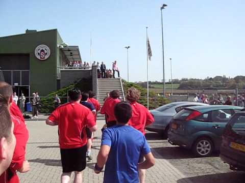 Aankomst bij v.v. Scharn