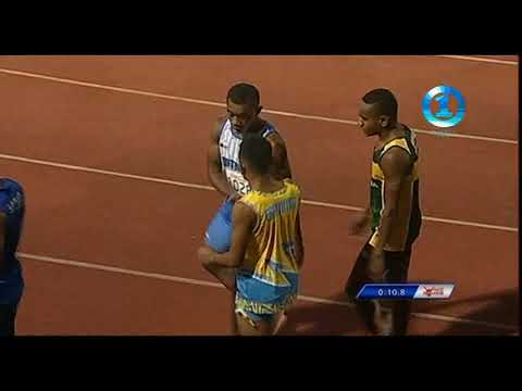 coke games inter boys 100m finals 2018