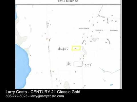 Lot 2 Miller St., Middleboro MA 02346 - Land - Real Estate - For Sale -