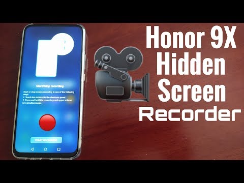 Honor 9X Hidden Inbuilt Screen Recorder How To Activate & Use it