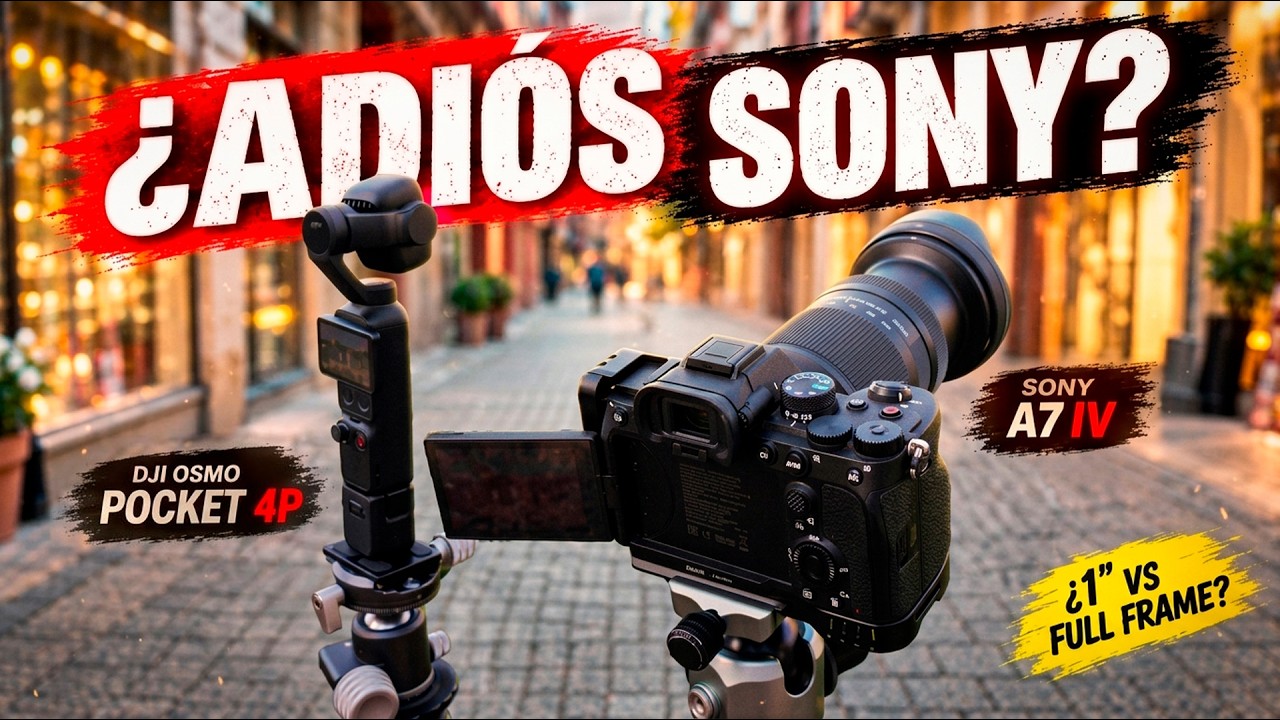 DJI Osmo Pocket 4P vs Sony A7 IV: ¿Ha llegado el momento de olvidarse de la Full Frame?