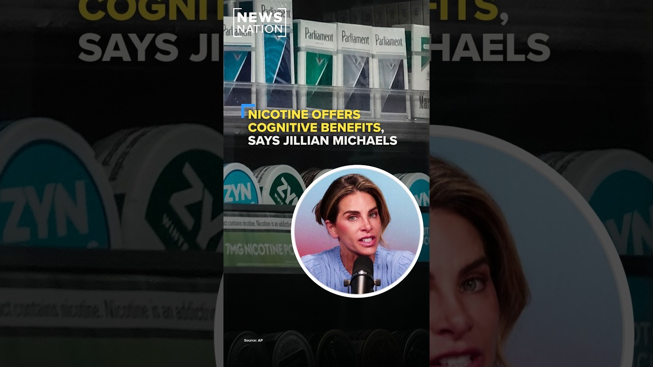 Video: Jillian Michaels promotes nicotine gum for adult cognitive benefits on NewsNation