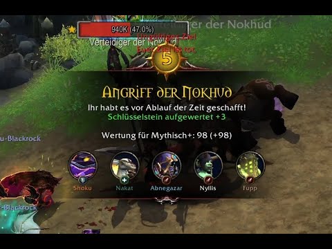 WOW DF M+ Season 1 Nokhud 5+ POV arcane mage 48k overall DPS