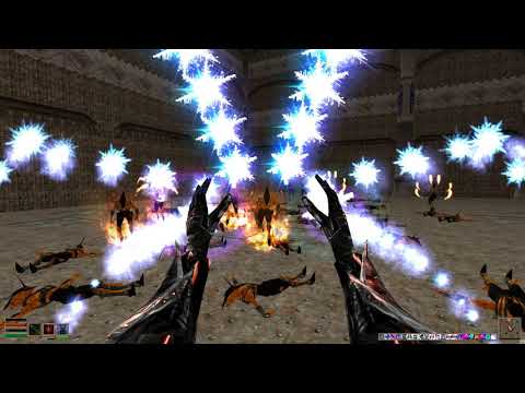 Morrowind - 4NM vs 50 flame atronachs