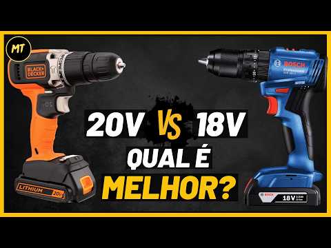 18V vs 20V: Qual é a Diferença? Bosch GSB 185-LI vs Black+Decker BCD704 - Teste Comparativo!