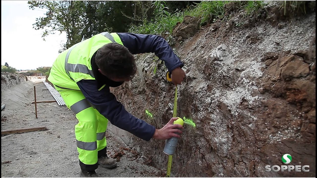 SOPPEC - IDEAL SPRAY : traceur de chantier fluorescent multidirectionnel