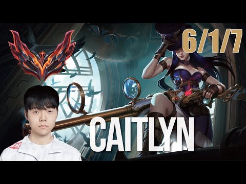 Teddy KR Grandmaster Match — Caitlyn’s Calmness Drives Enemies to the Brink of Frustration!