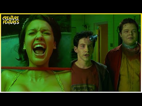 Demon Hand Tries To Crush Molly (Jessica Alba) | Idle Hands (1999) | Creature Features