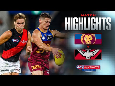 Brisbane Lions v Essendon Highlights | Round 12, 2025 | AFL