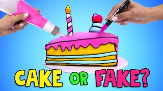 Fake or real? Making a cake that looks like a cartoon🍰