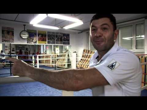 Der Rottweiler Luan Krasniqi im Training