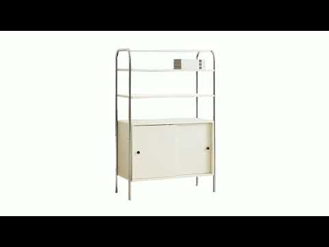 H4450 스틸 다용도 850mm 화이트 뉴룸 선반장